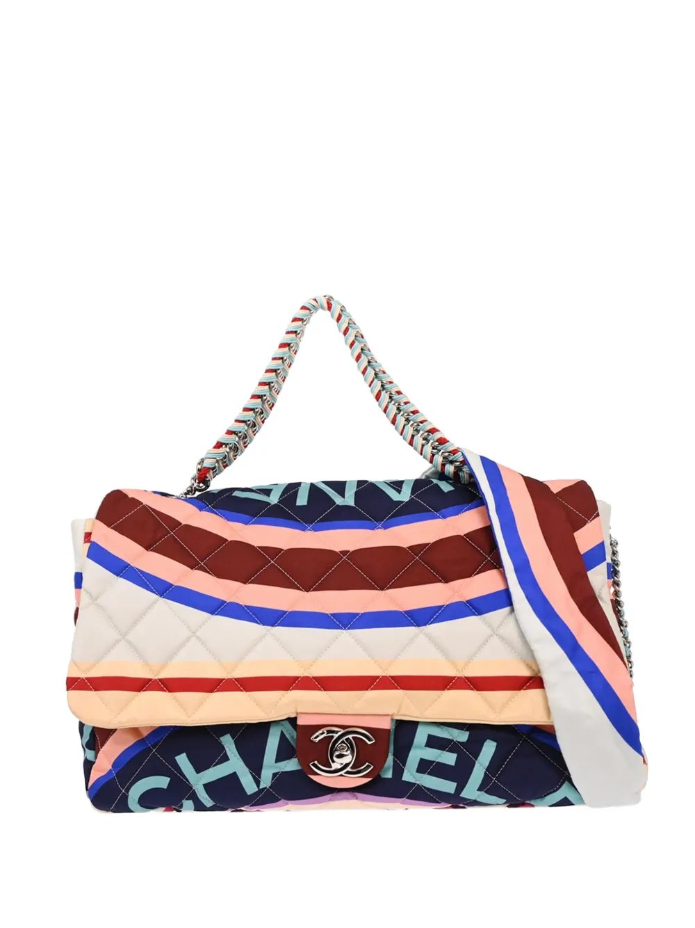 2017 XXL Foulard quilted printed handbag