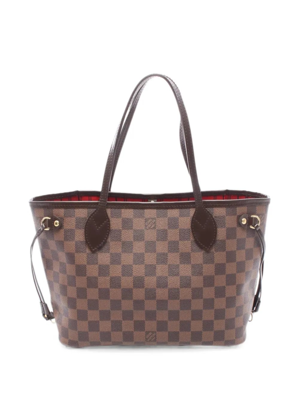 Louis Vuitton 2008 Neverfull PM Damier ebene tote bag