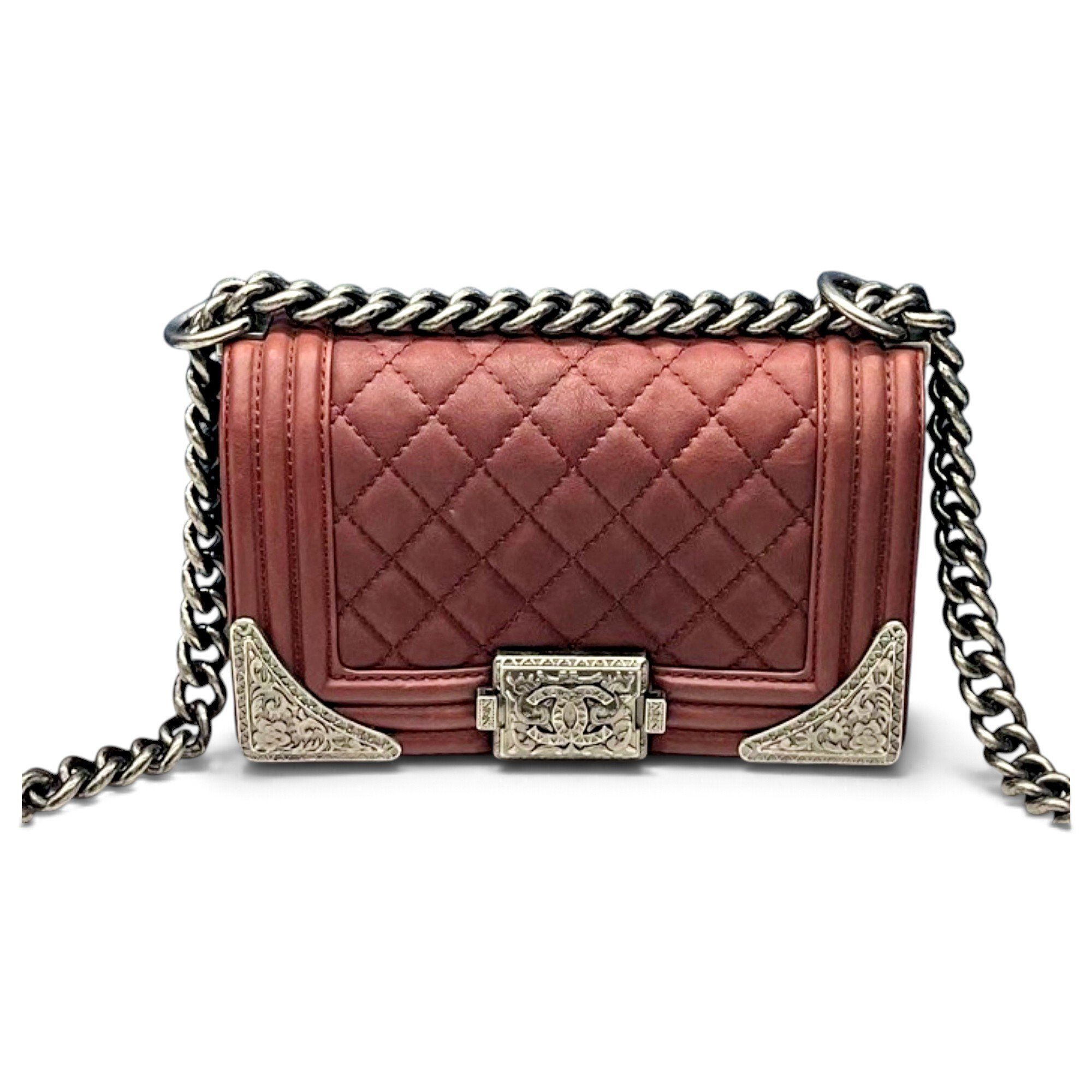 Boy leather crossbody bag