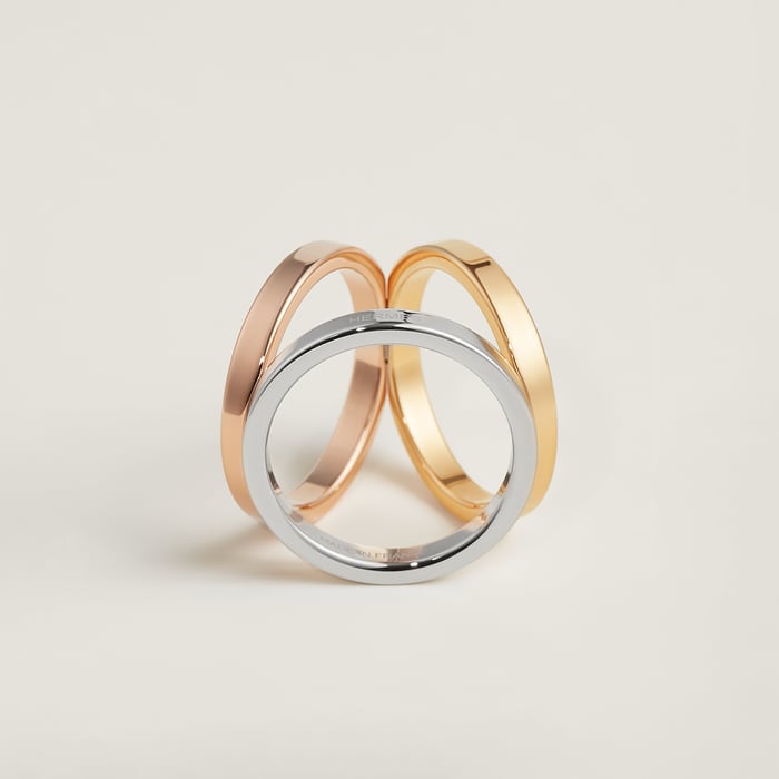Tricolore Trio Scarf Ring