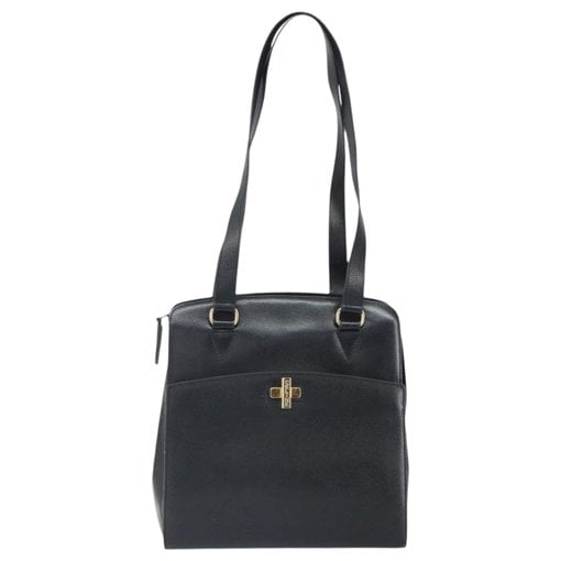 Leather tote