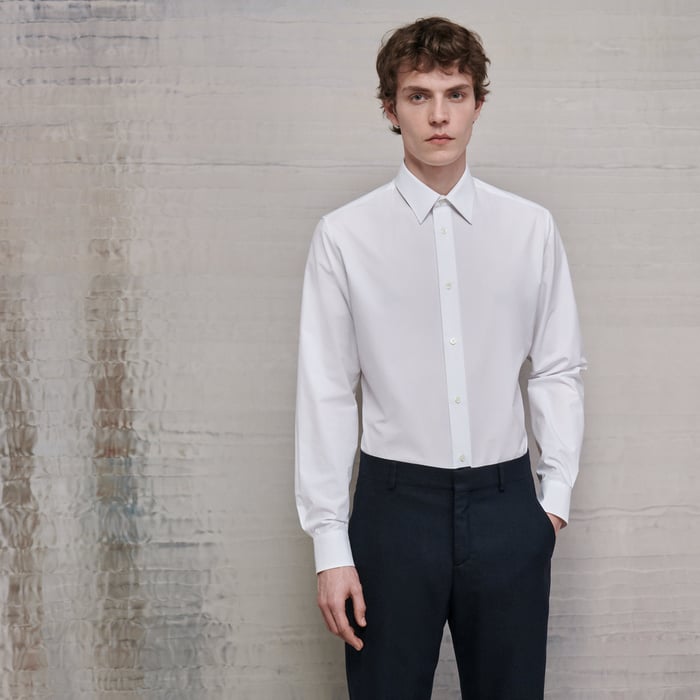 Chemise corps ajusté col Faubourg