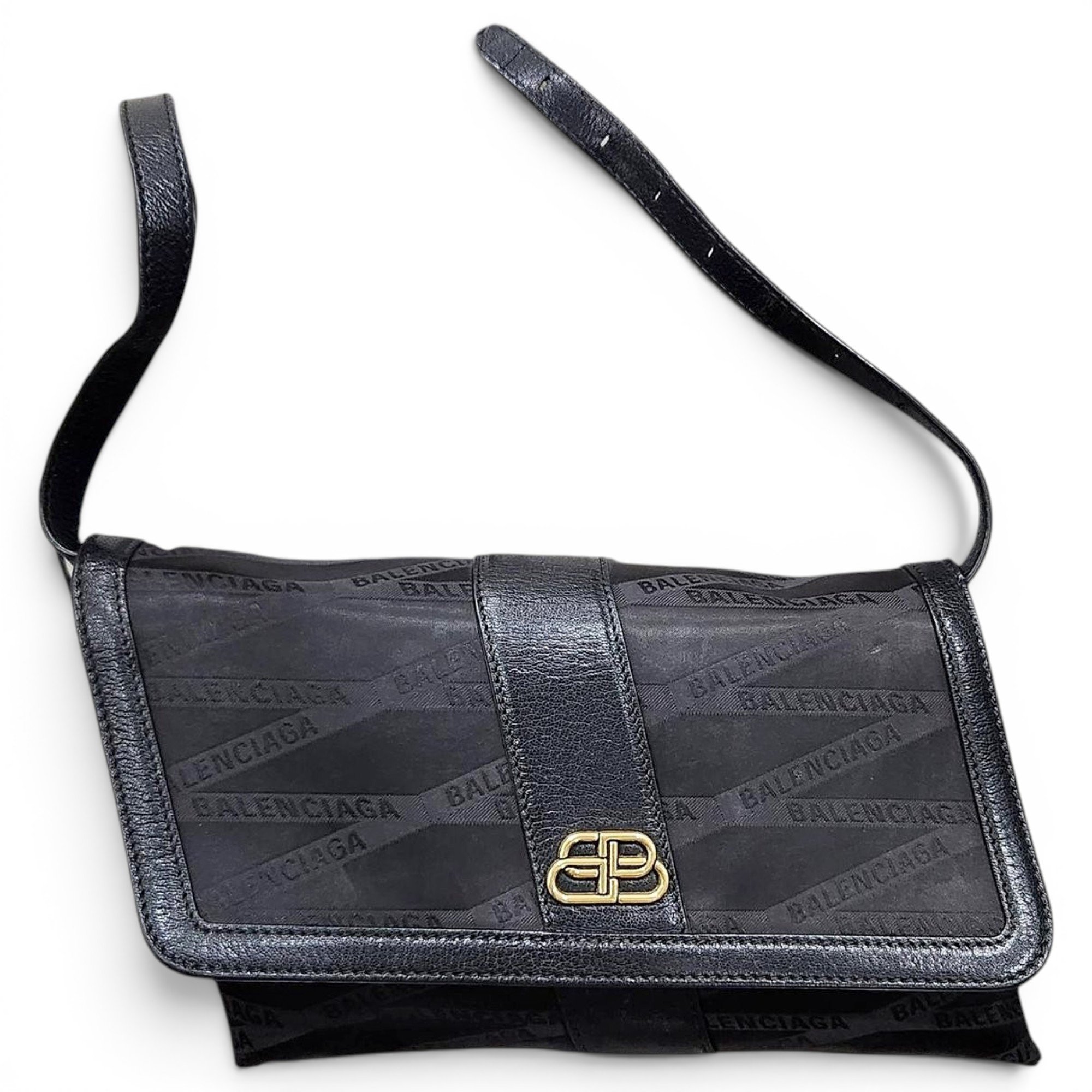 Balenciaga Shift cloth crossbody bag