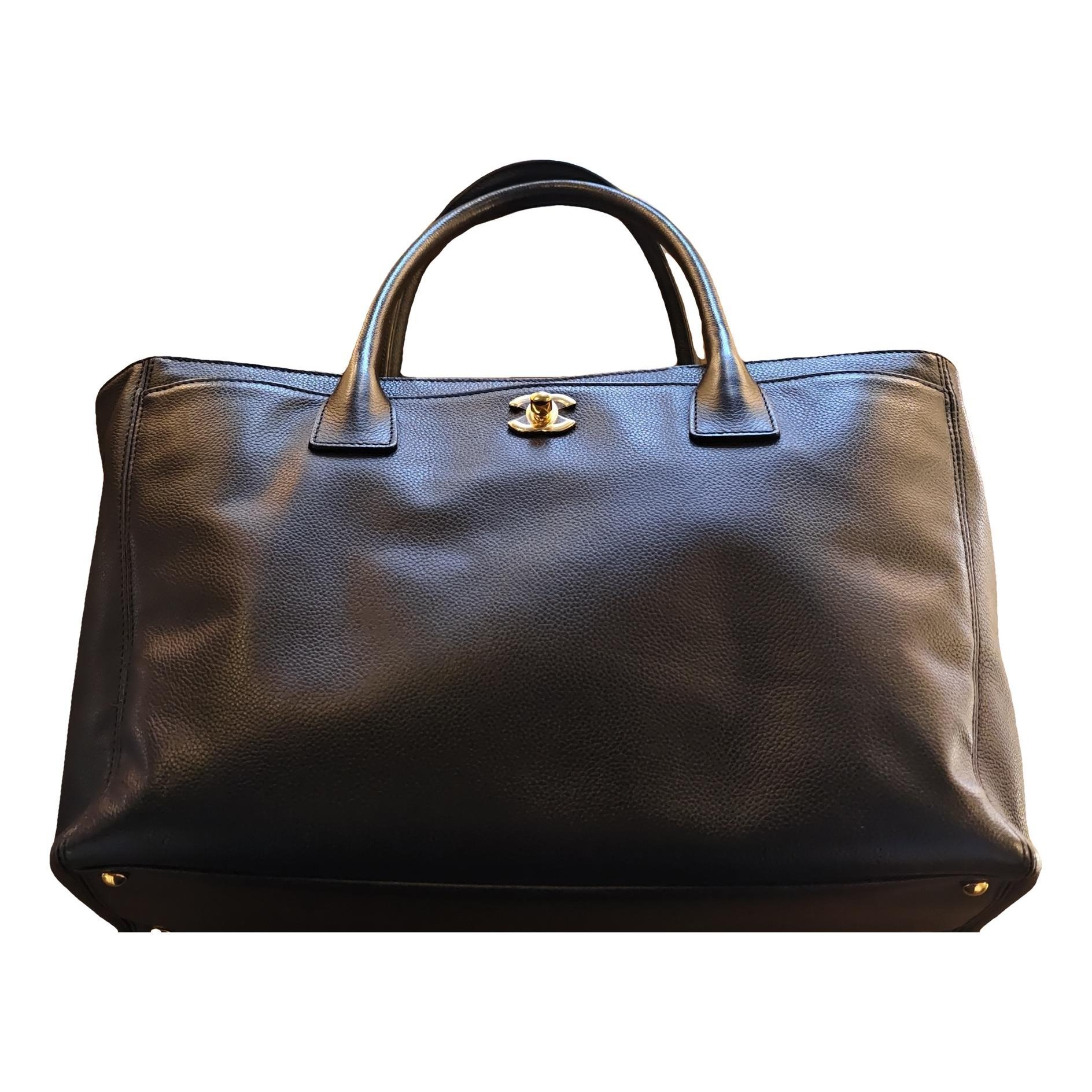 Executive leather tote