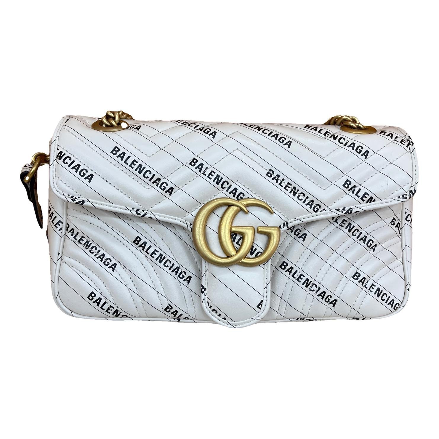 GG Marmont Flap leather handbag