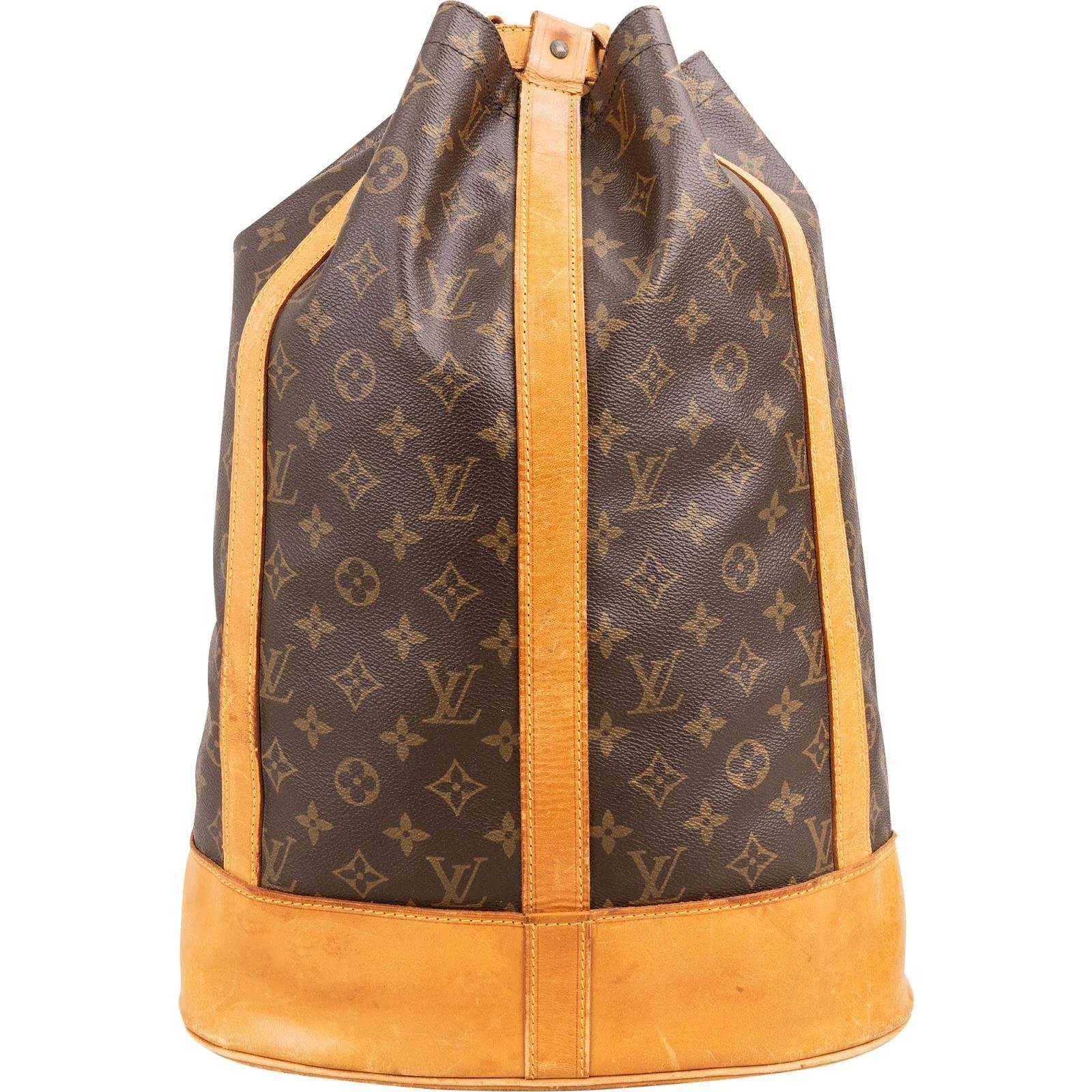 Randonnée leather handbag