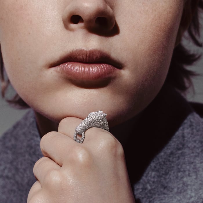Sans Coloris Galop Hermès Ring, Small Model