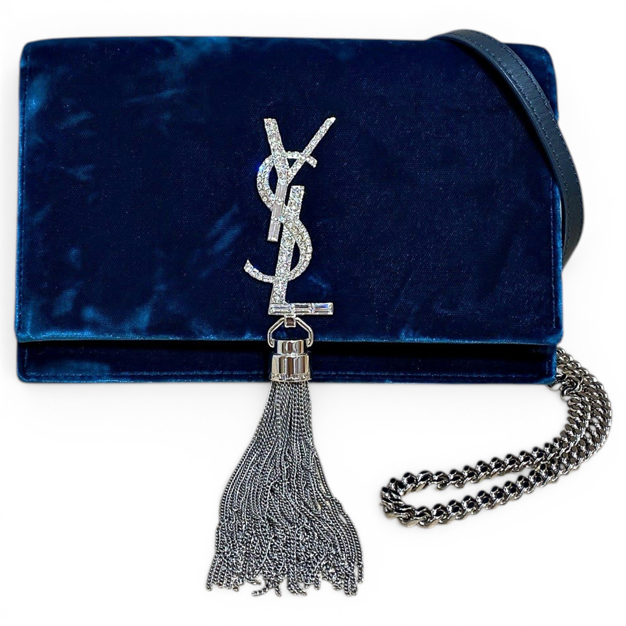 Velvet handbag