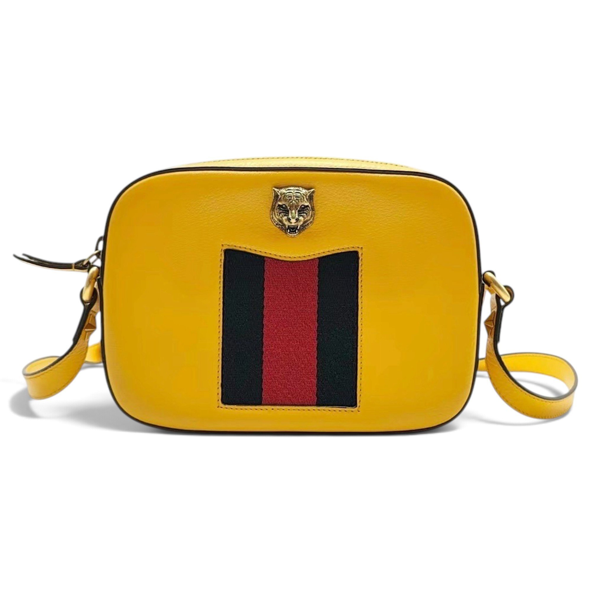 Animalier leather crossbody bag