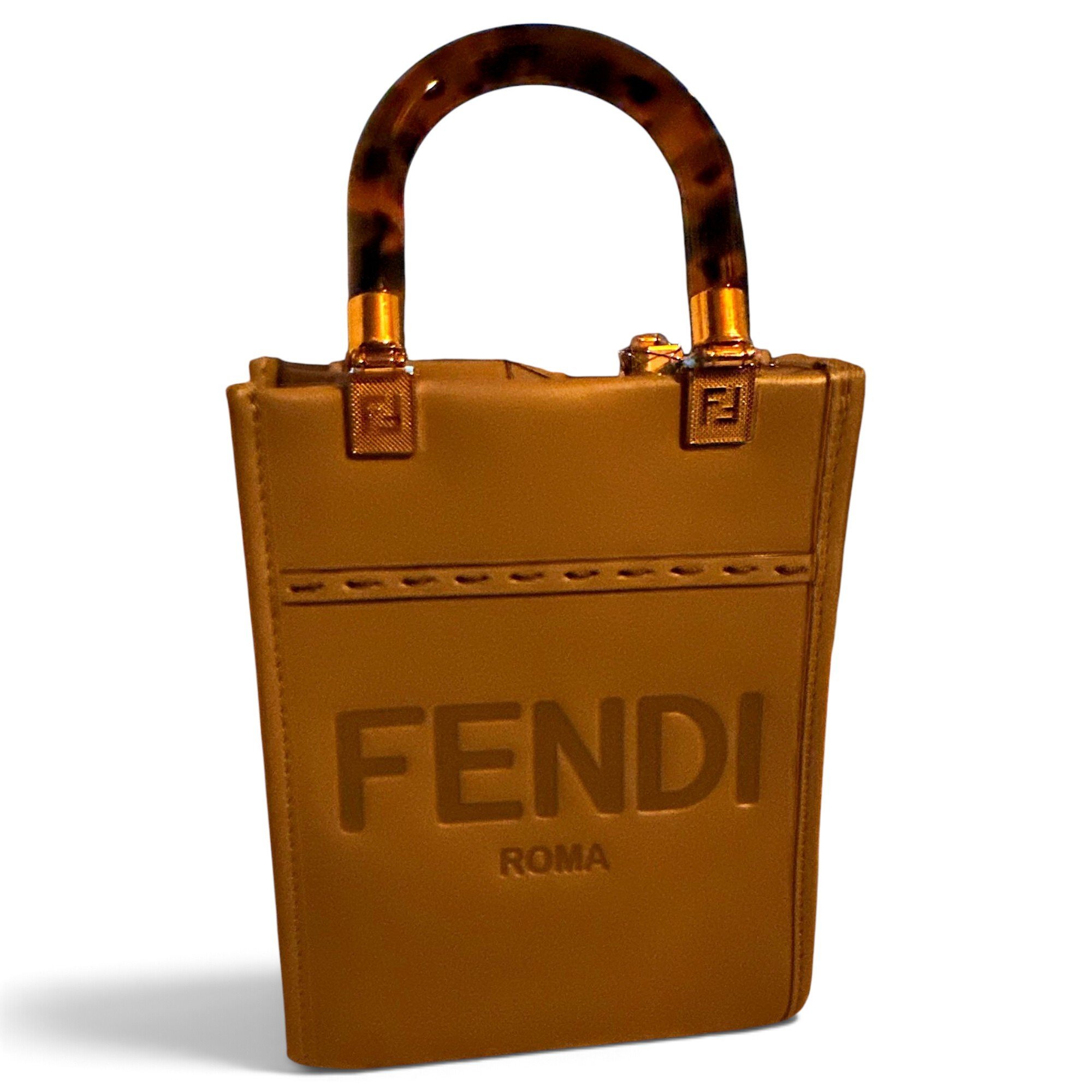 Sunshine leather tote