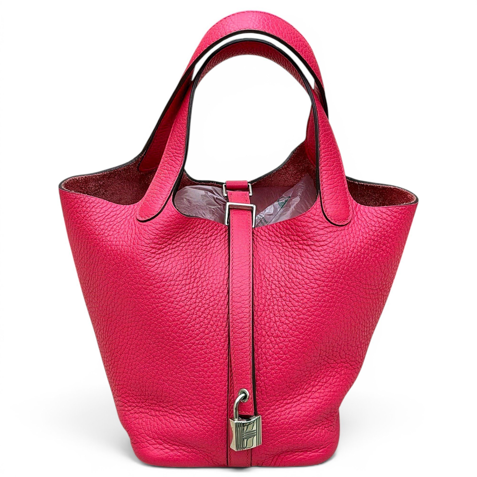 Picotin leather handbag