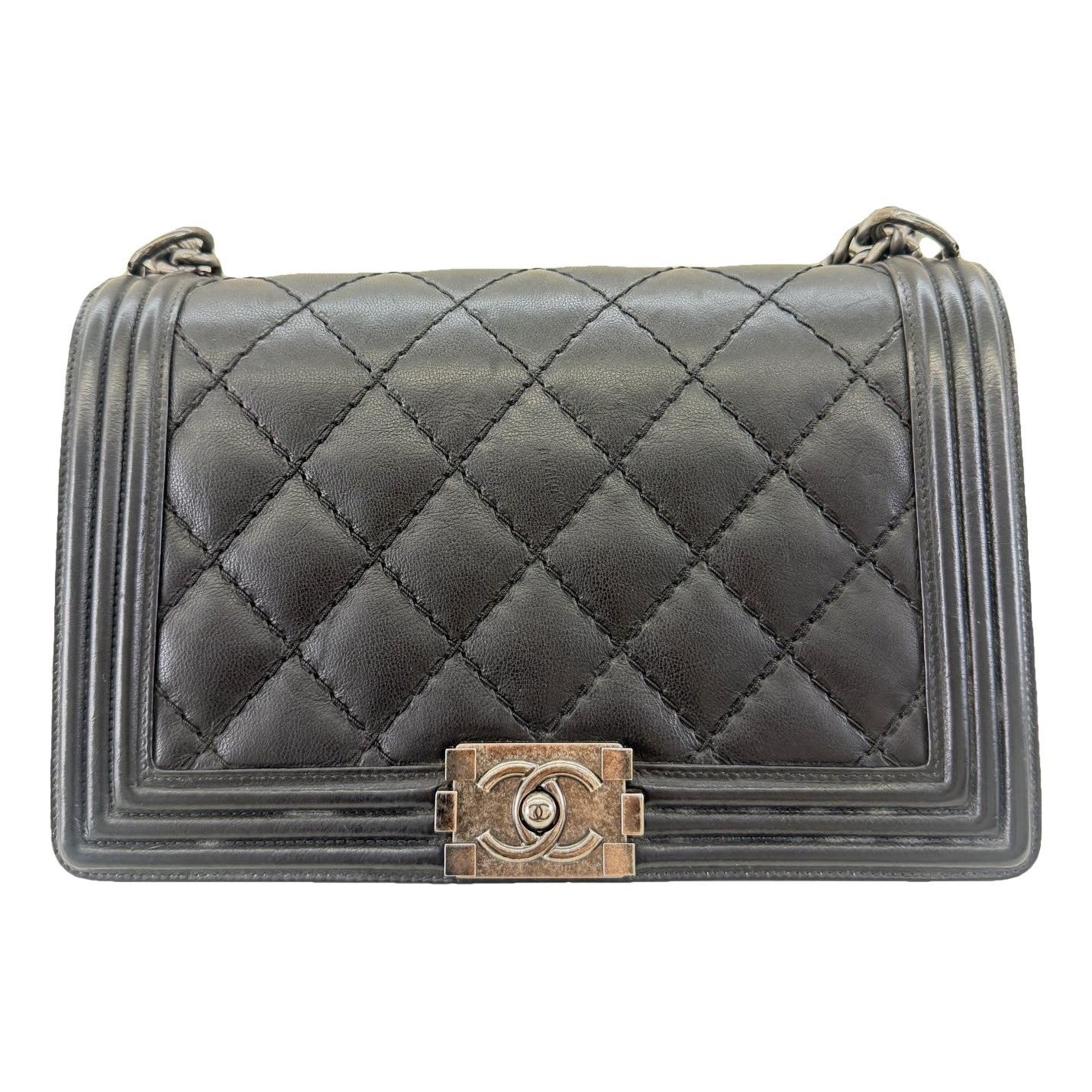 Boy leather crossbody bag