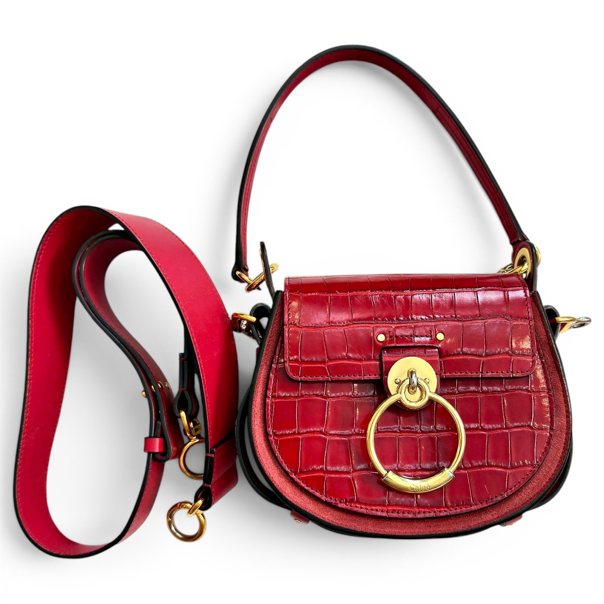 Tess leather handbag