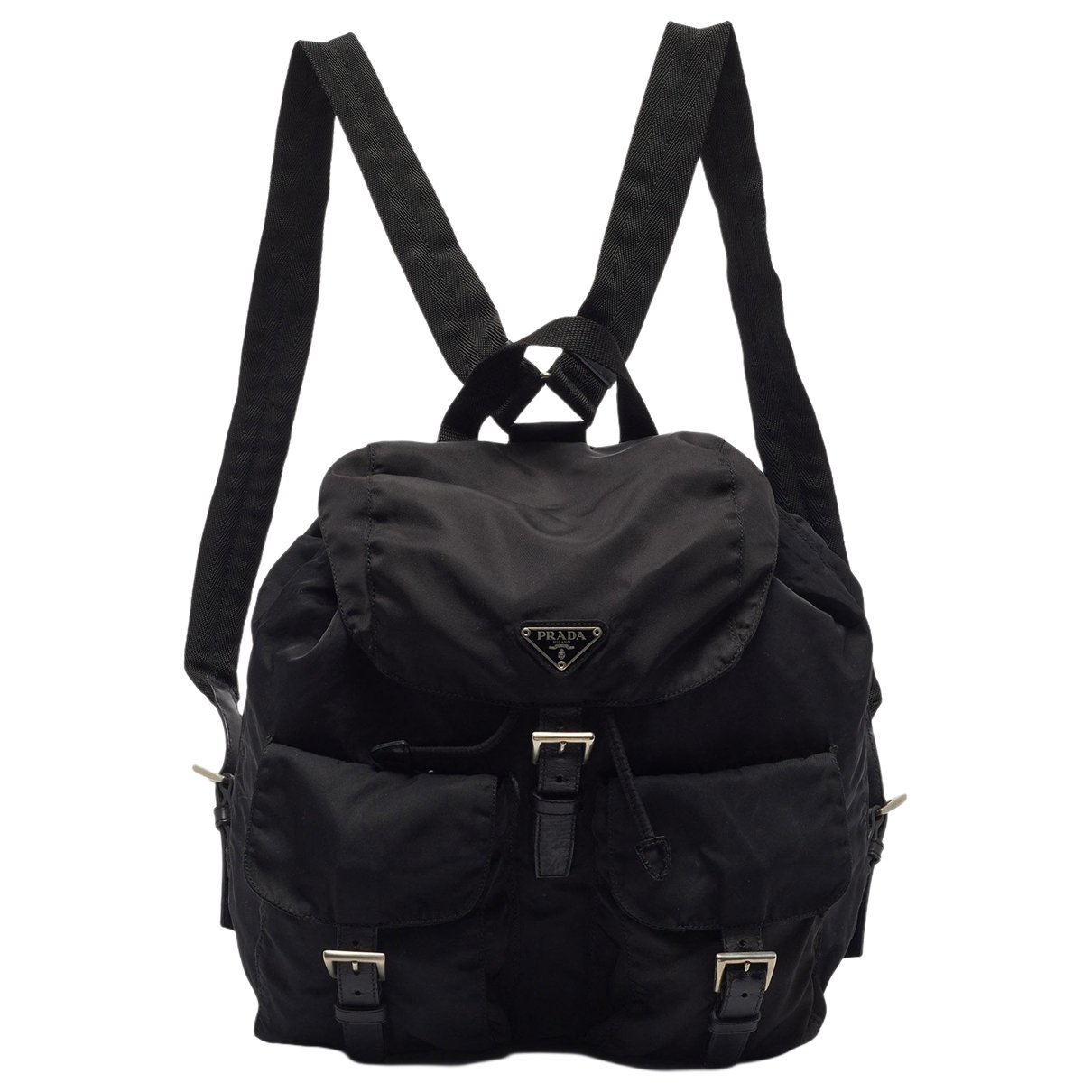 Leather backpack