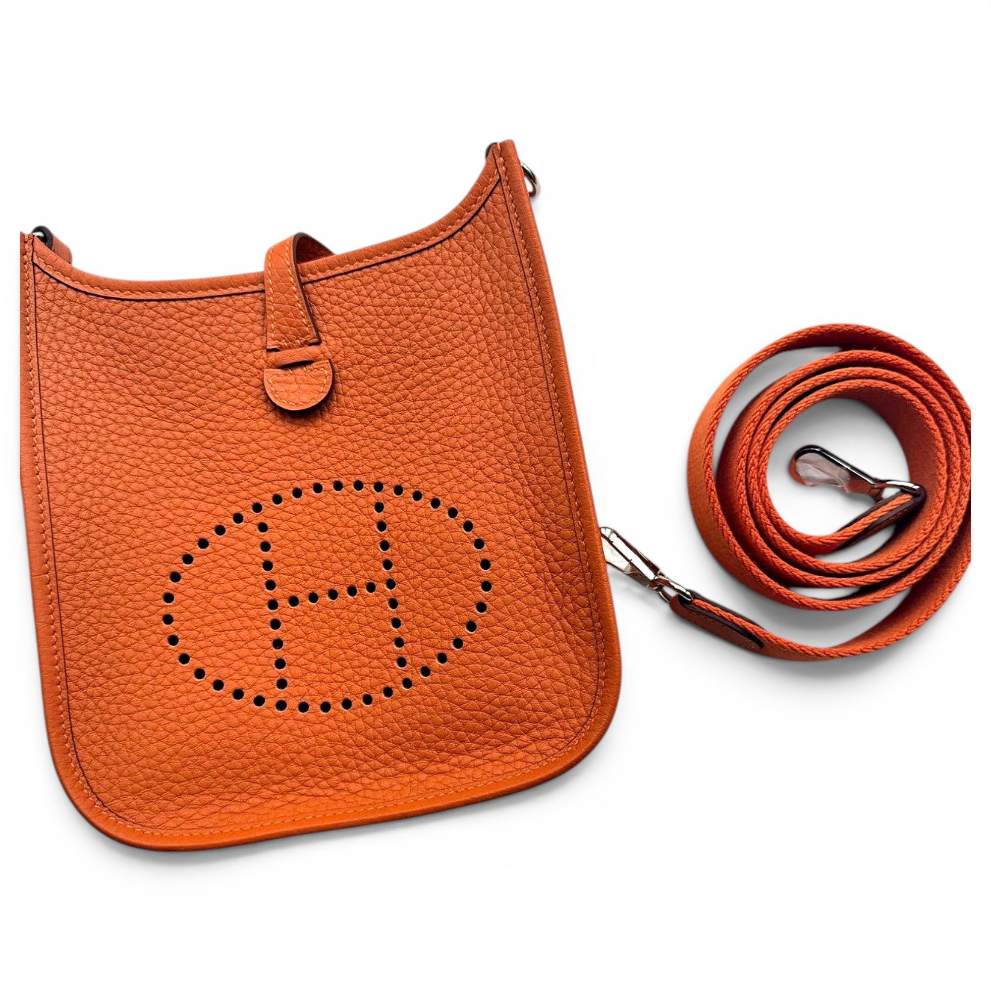 Mini Evelyne leather crossbody bag