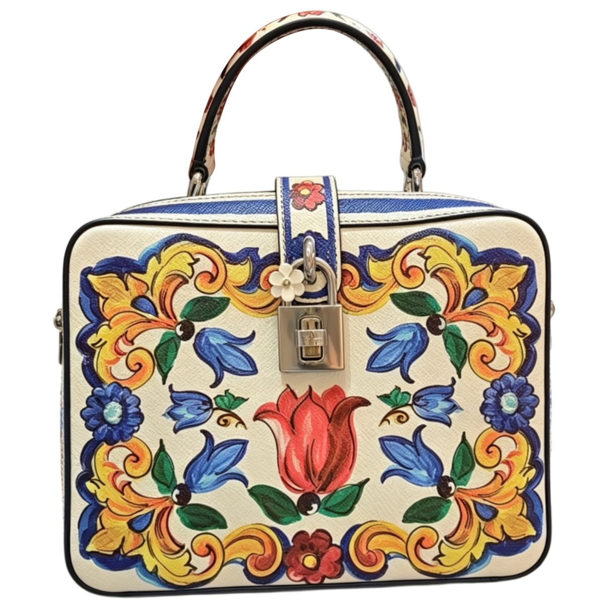Dolce Box leather handbag
