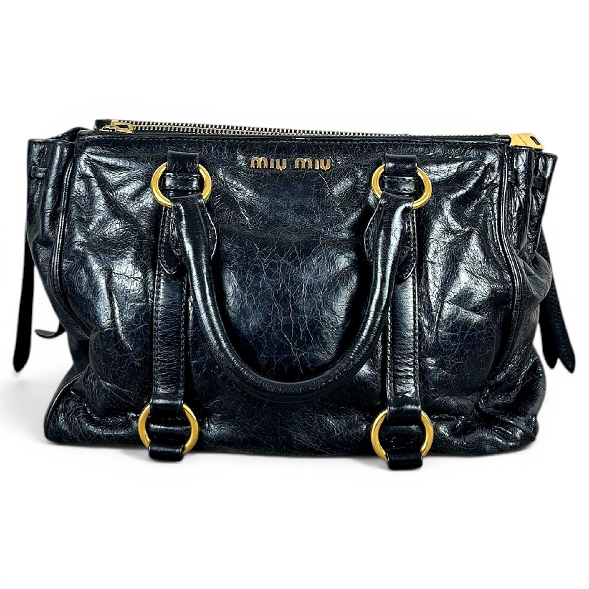 Vitello leather handbag