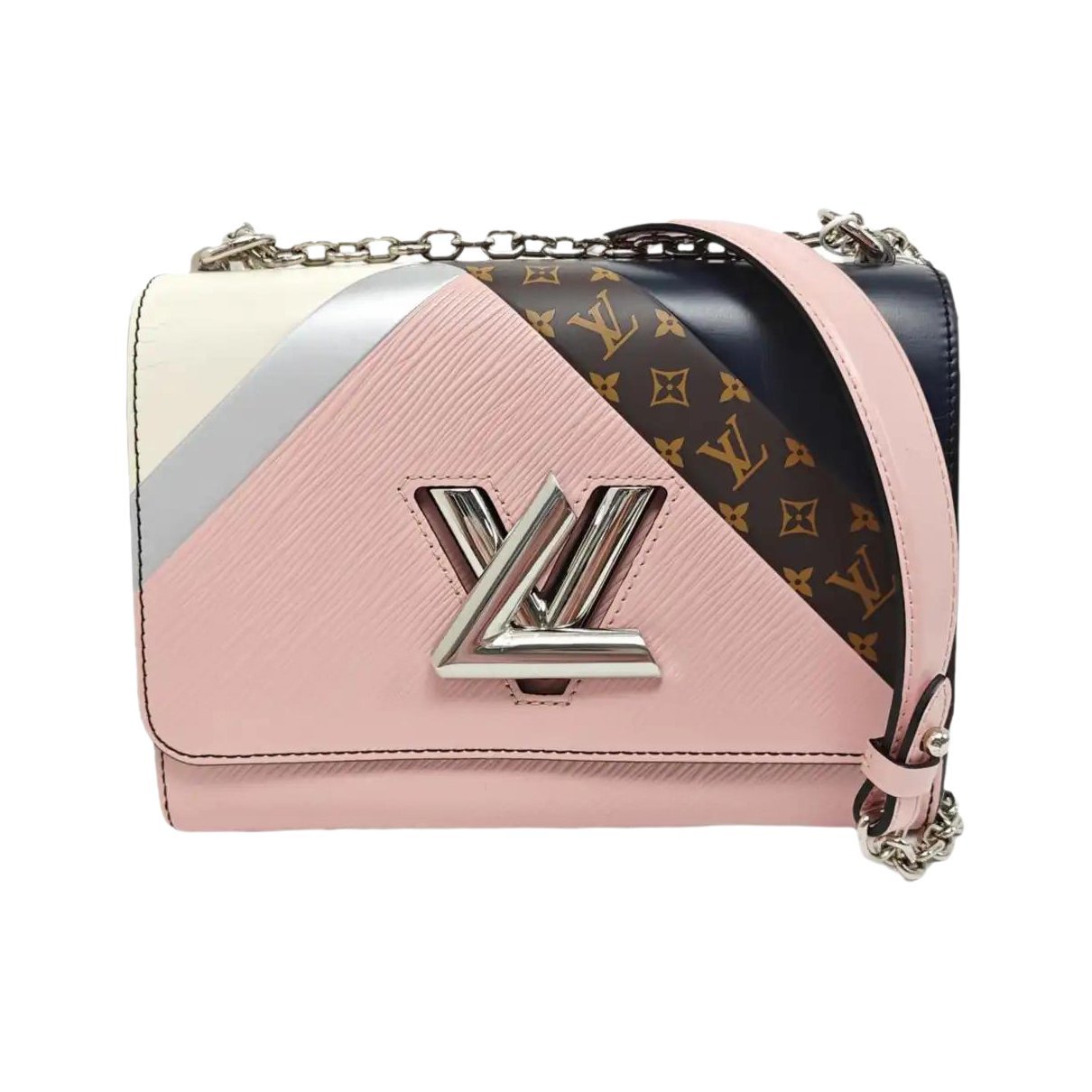 Twist leather crossbody bag