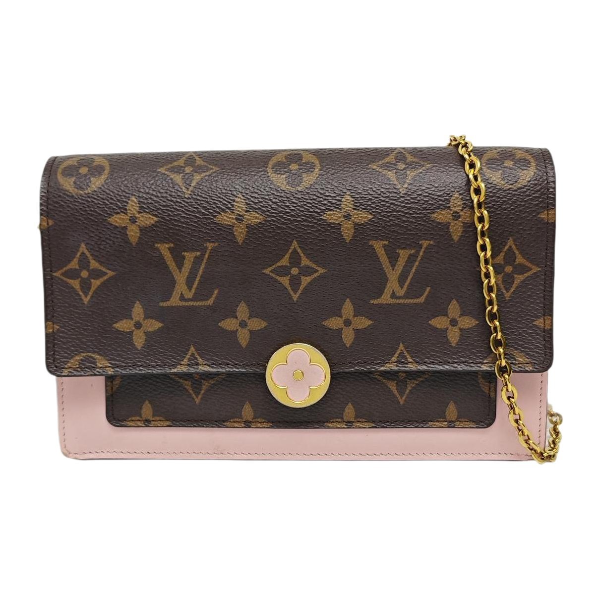 Chaîne Flore leather handbag