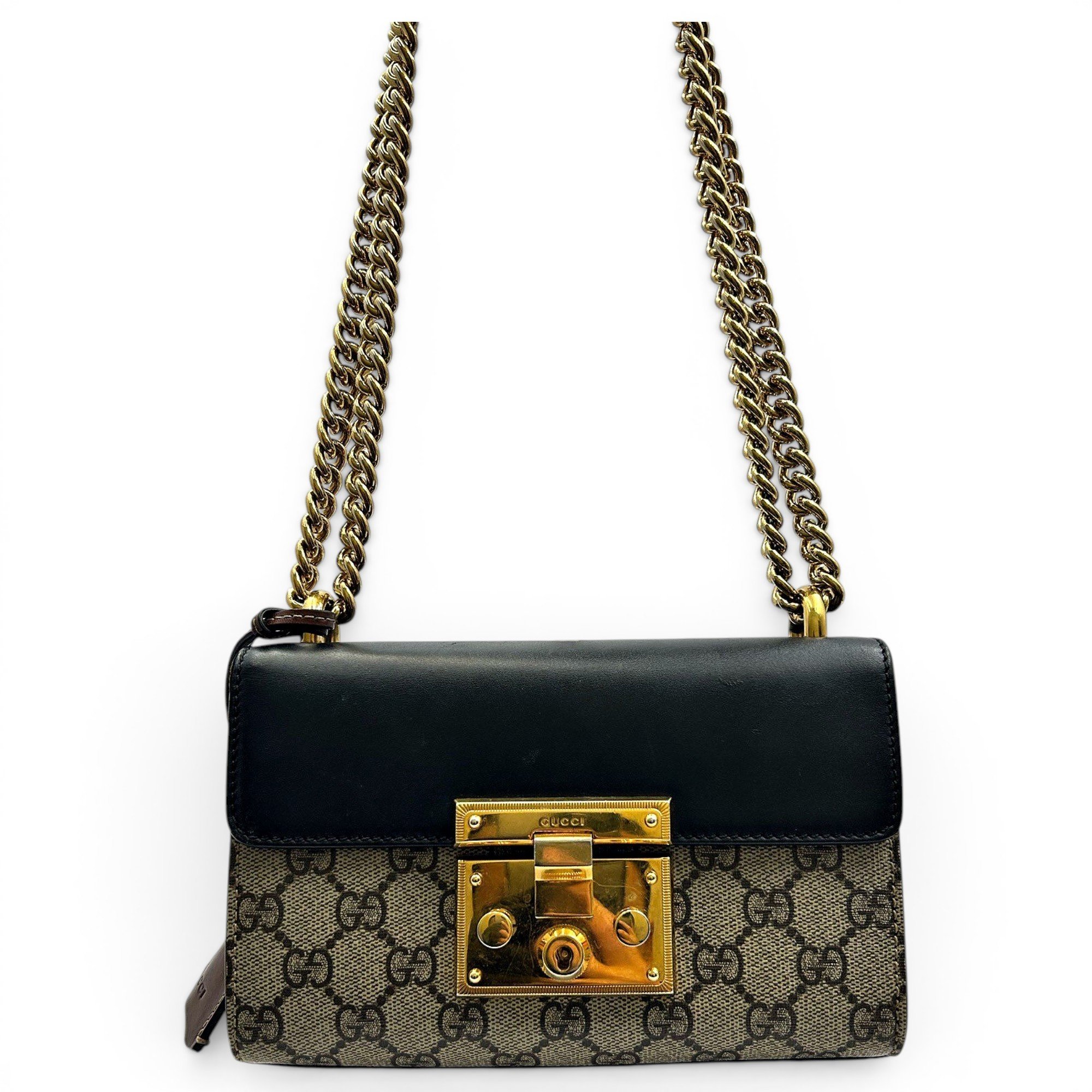 Padlock cloth crossbody bag