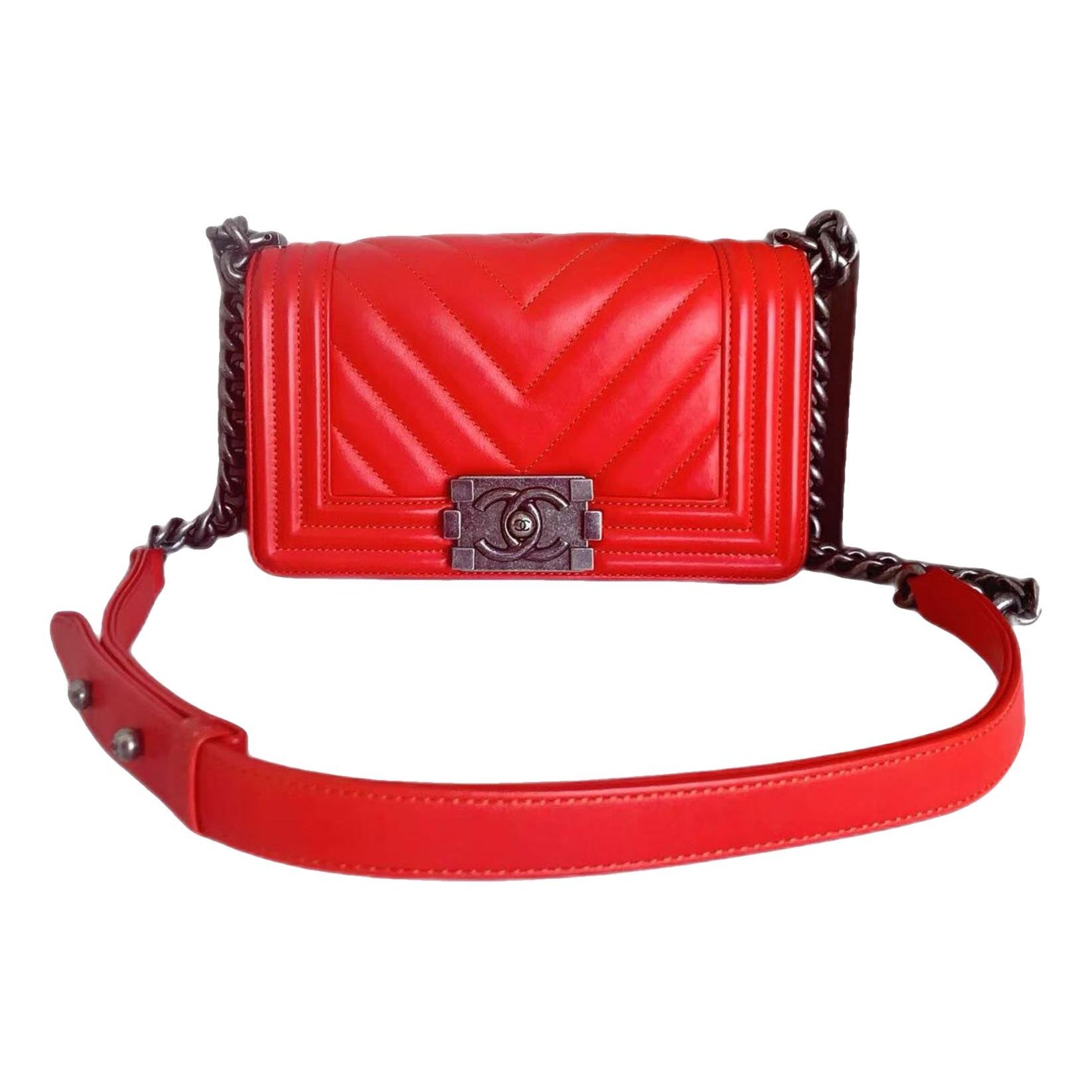 Boy leather crossbody bag