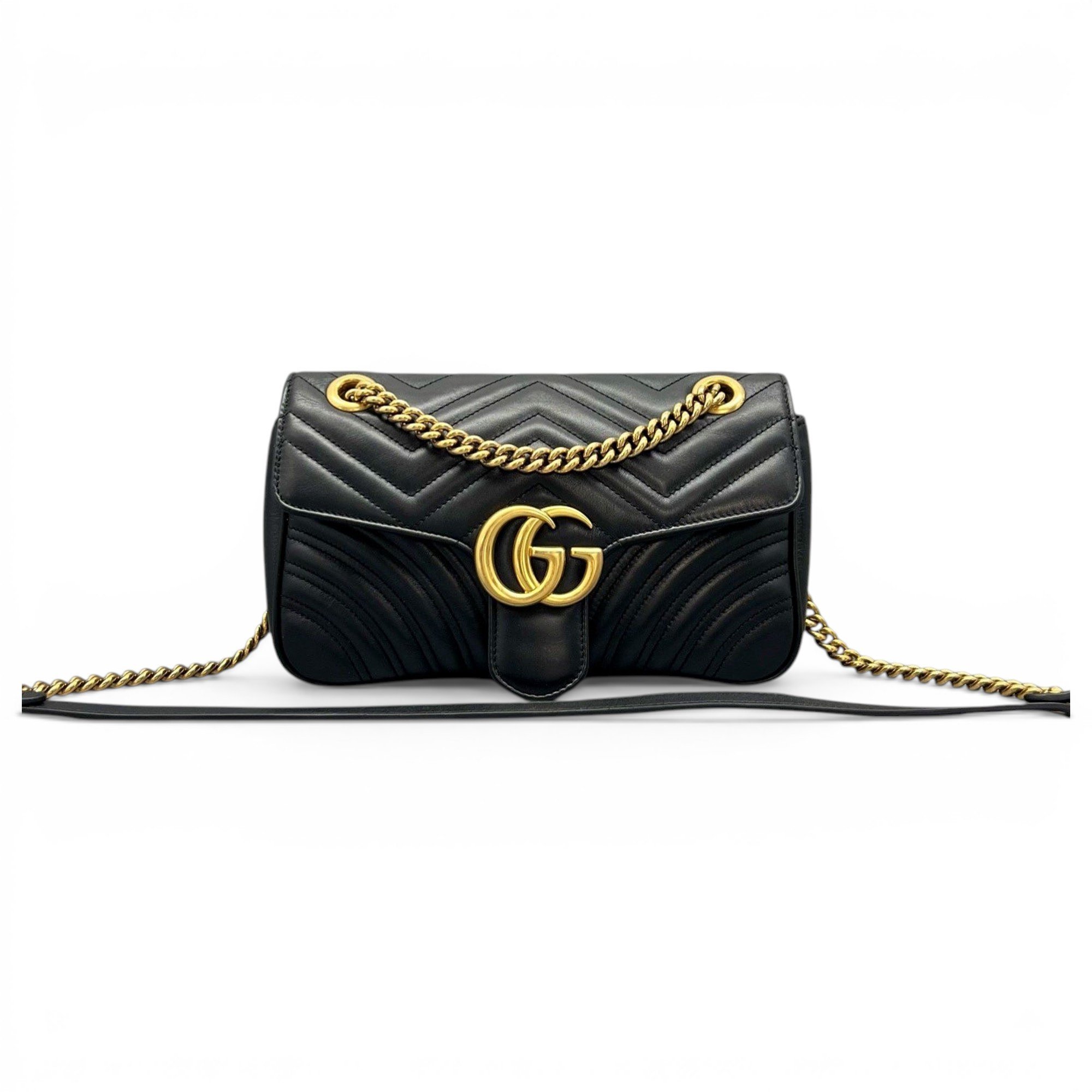 GG Marmont Flap leather crossbody bag