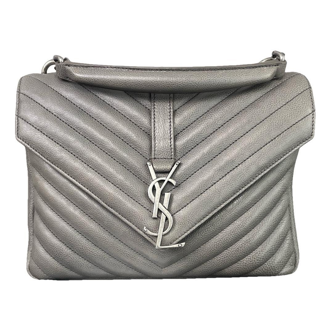 Collége monogramme leather handbag