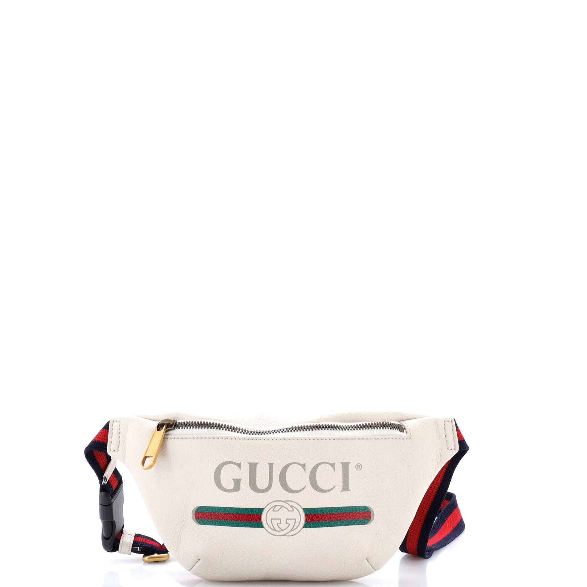 Logo Belt Bag Printed Leather Small