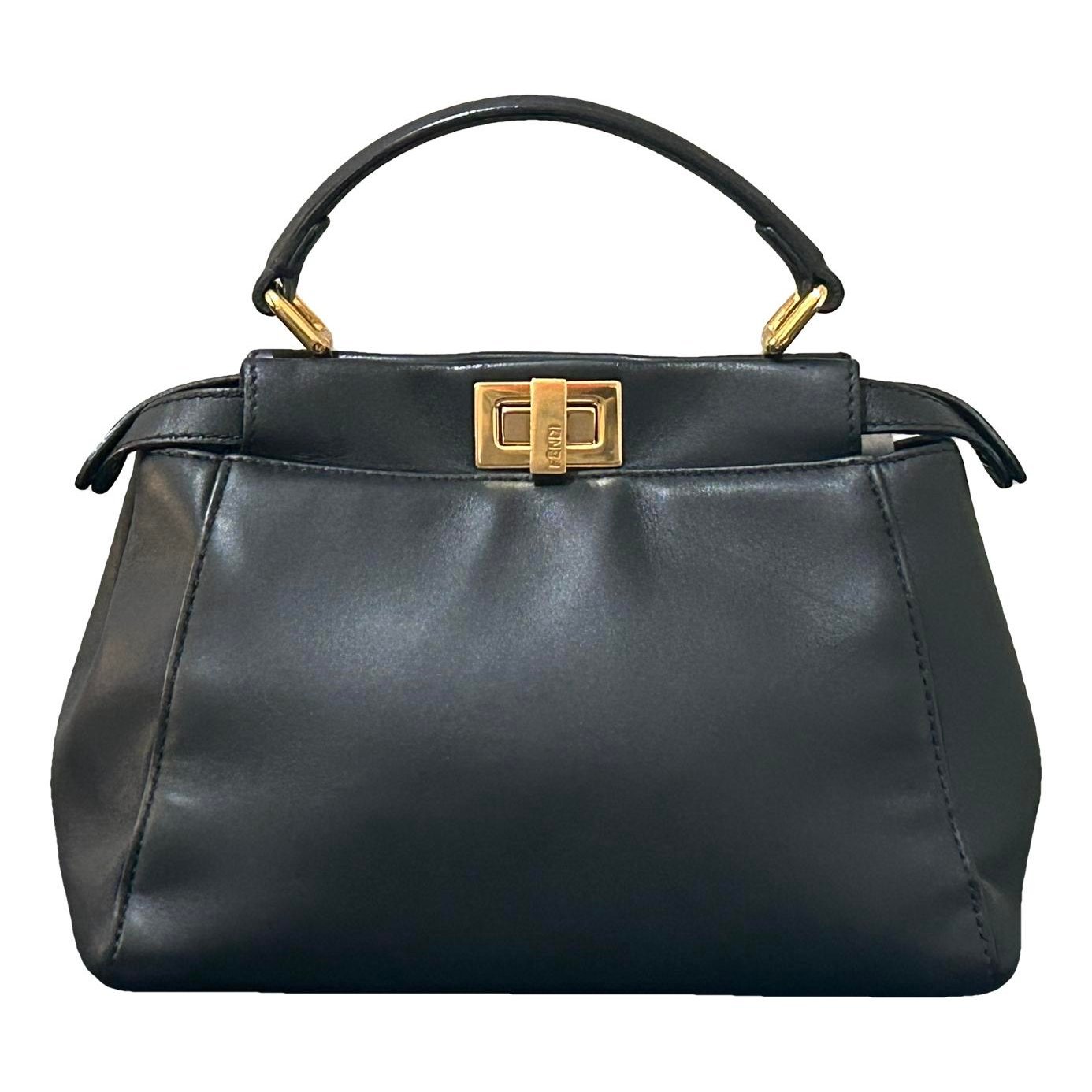 Peekaboo leather handbag