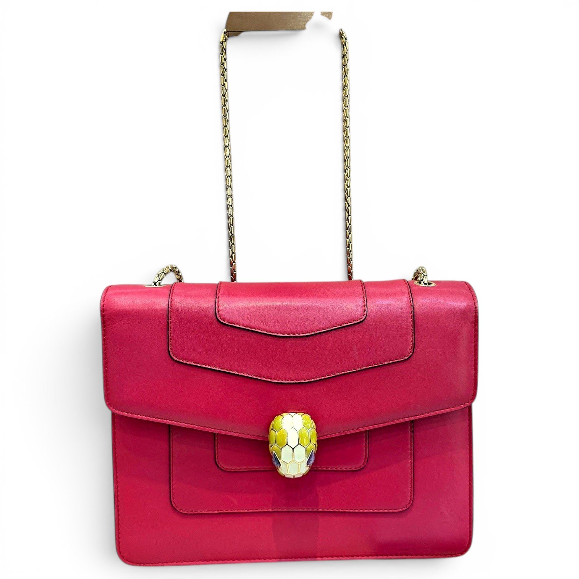 Serpenti pony-style calfskin handbag