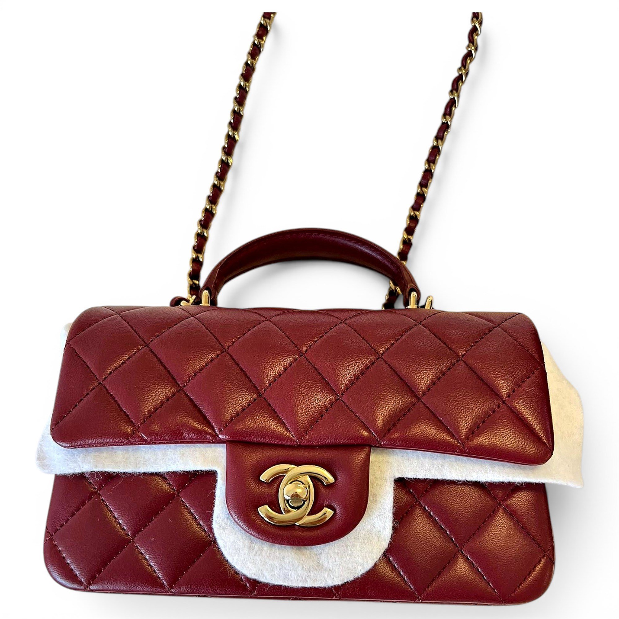 Timeless Classique Top Handle leather handbag