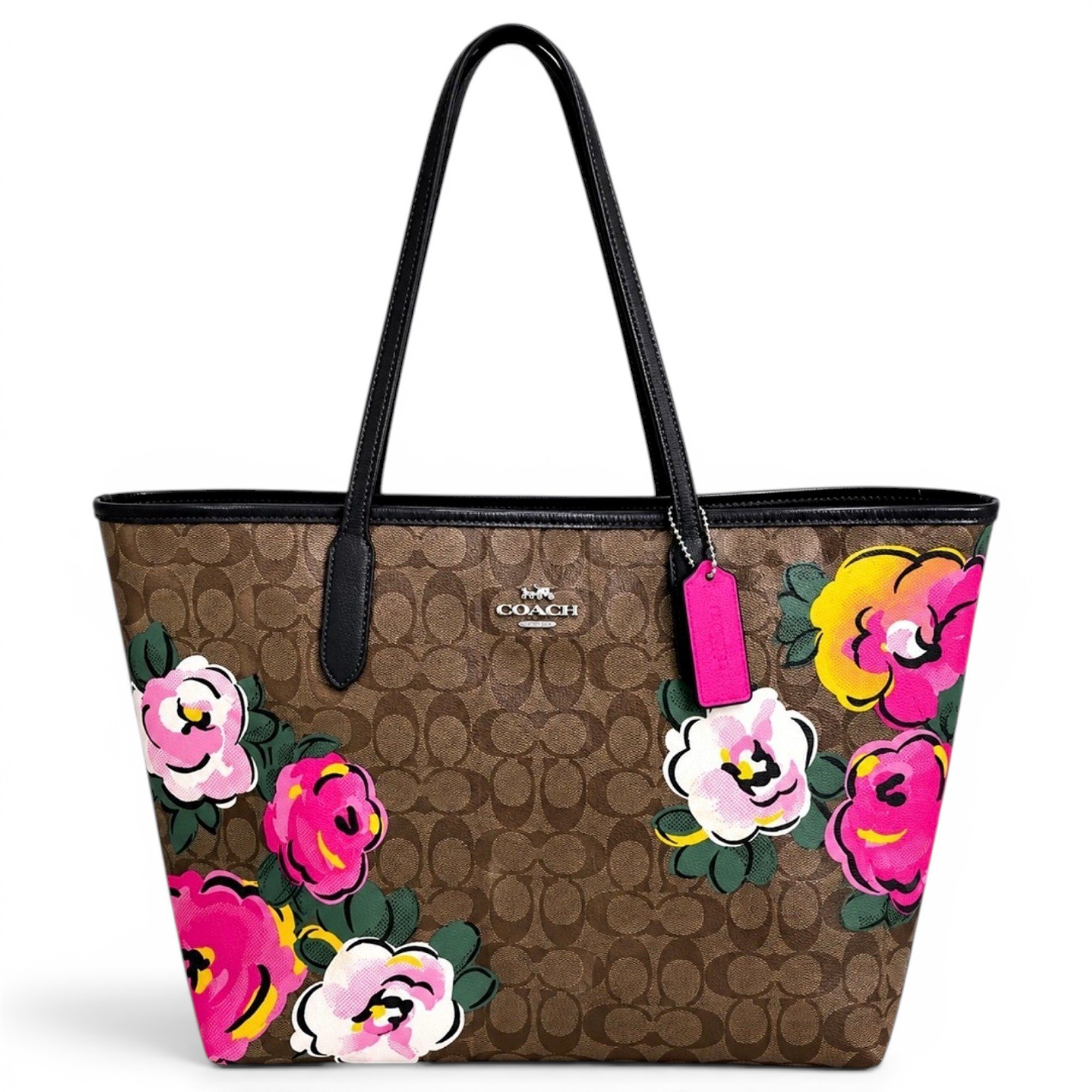 CITY ZIP TOTE leather handbag