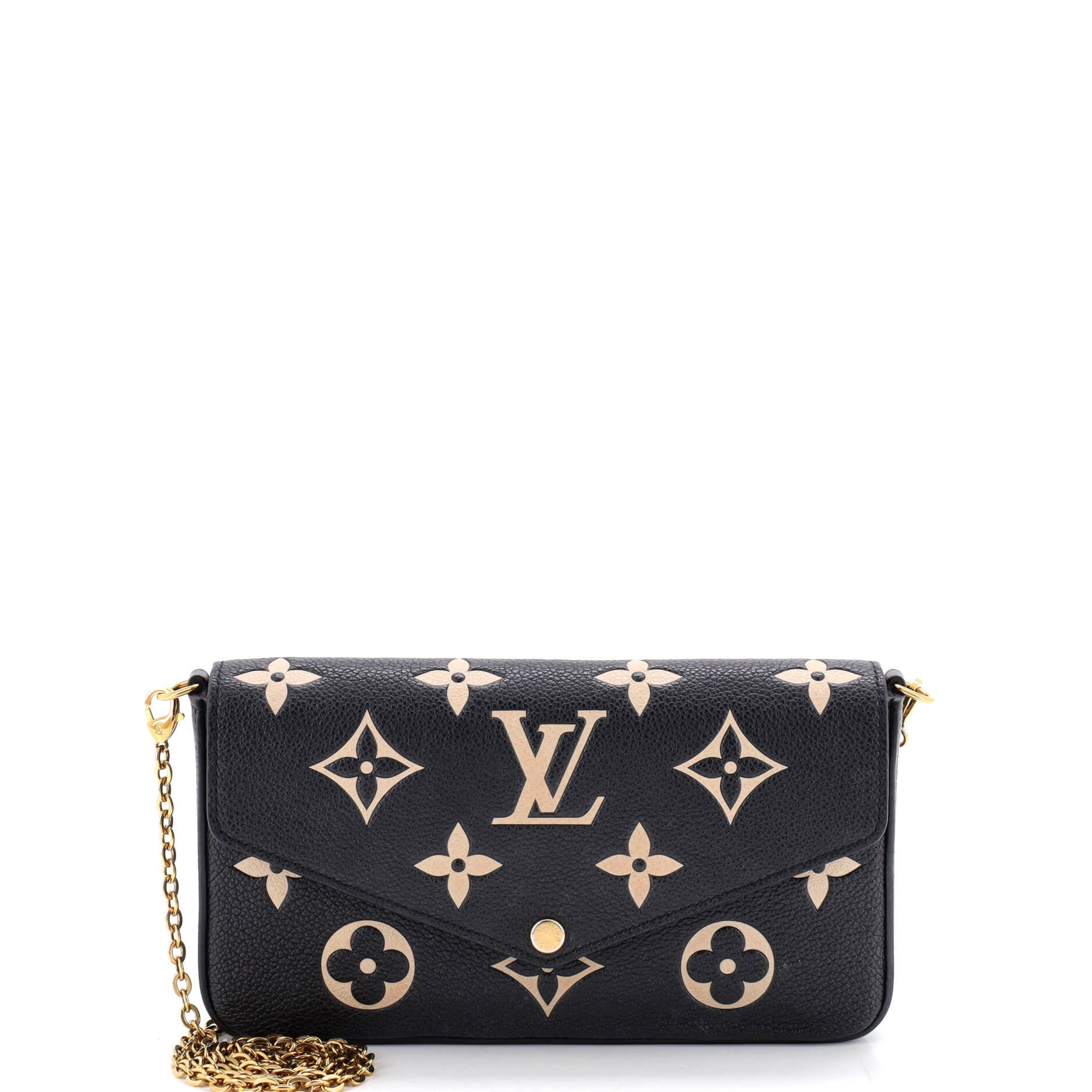 Felicie Pochette Bicolor Monogram Empreinte Giant