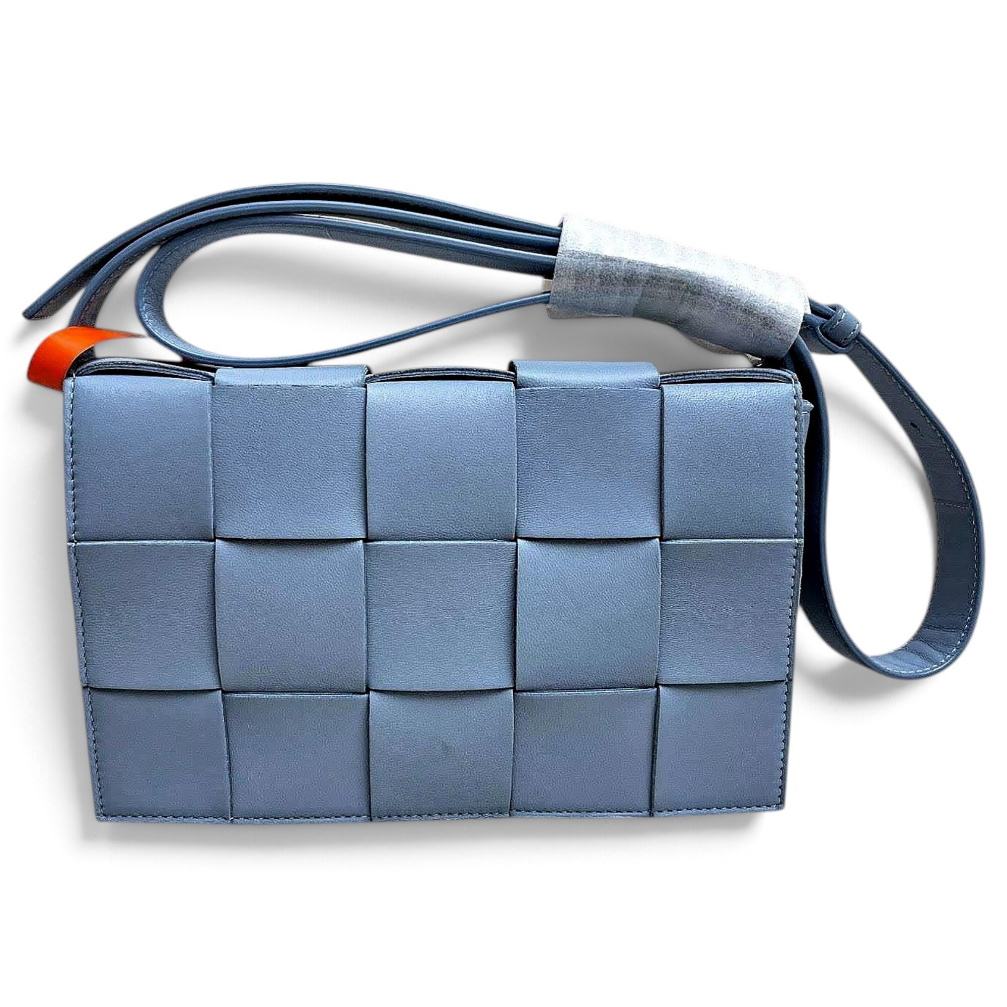 Cassette leather handbag