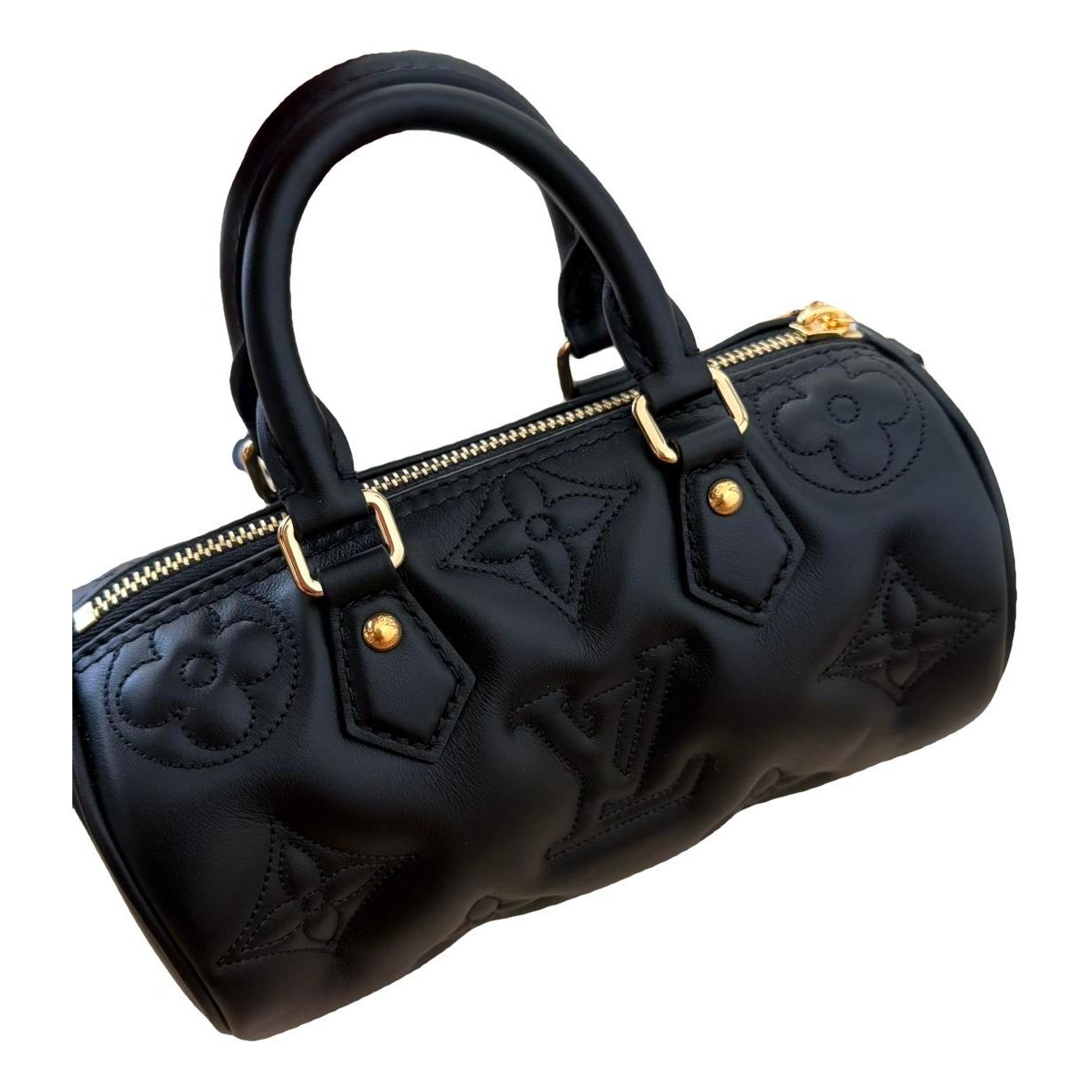 Papillon BB leather handbag