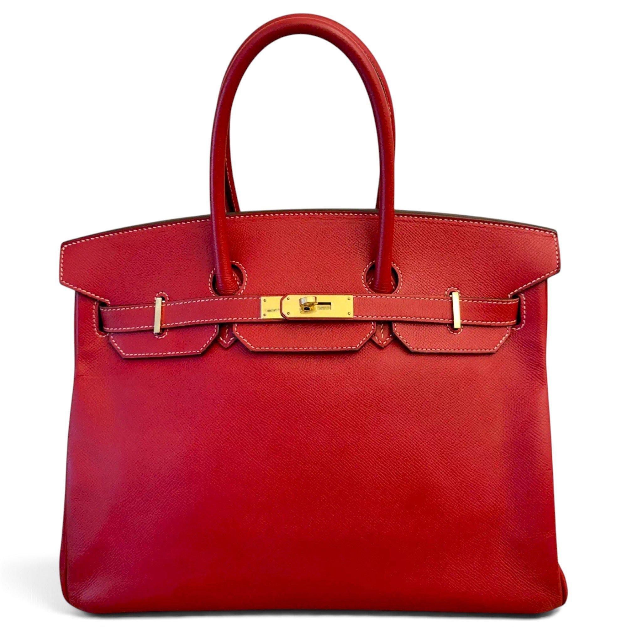 Birkin 35 leather handbag