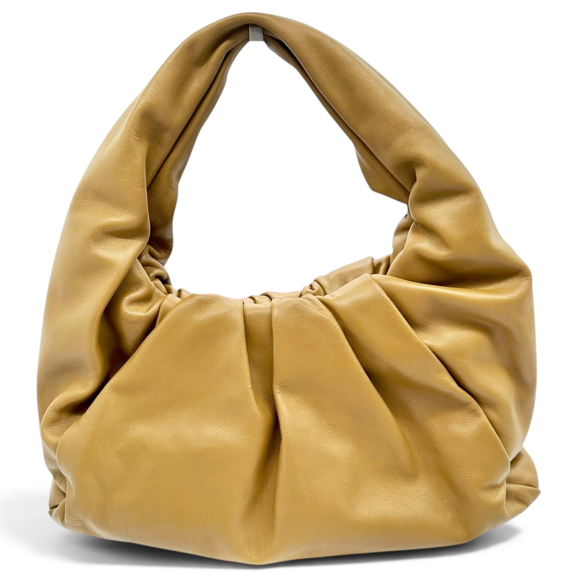 Pouch leather handbag