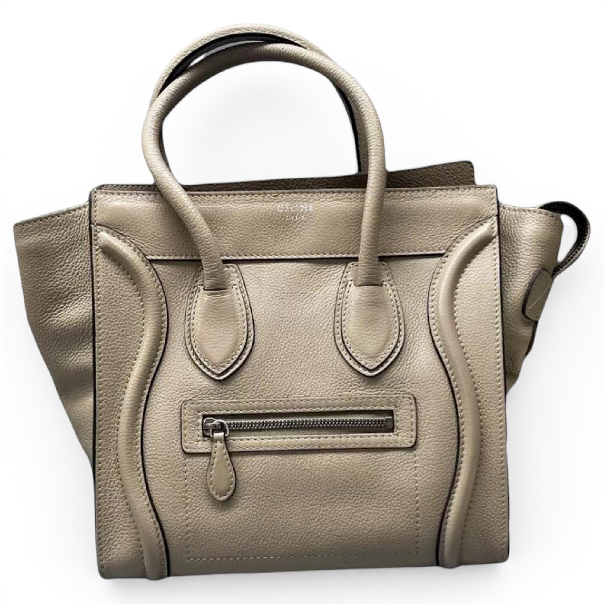 Luggage leather handbag