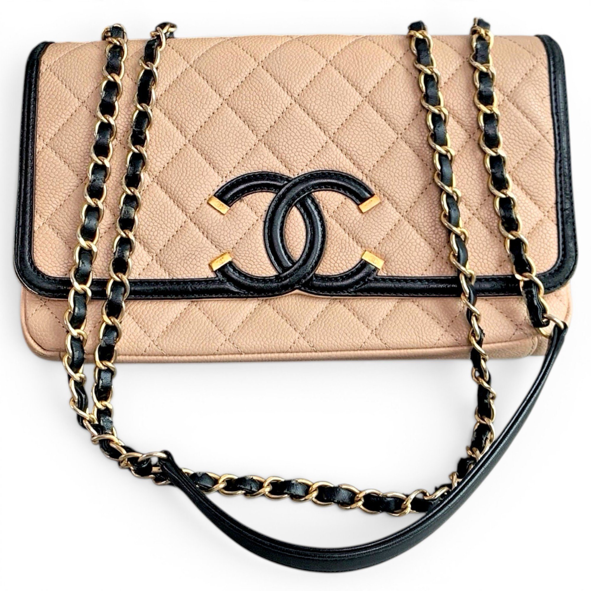CC Filigree leather handbag