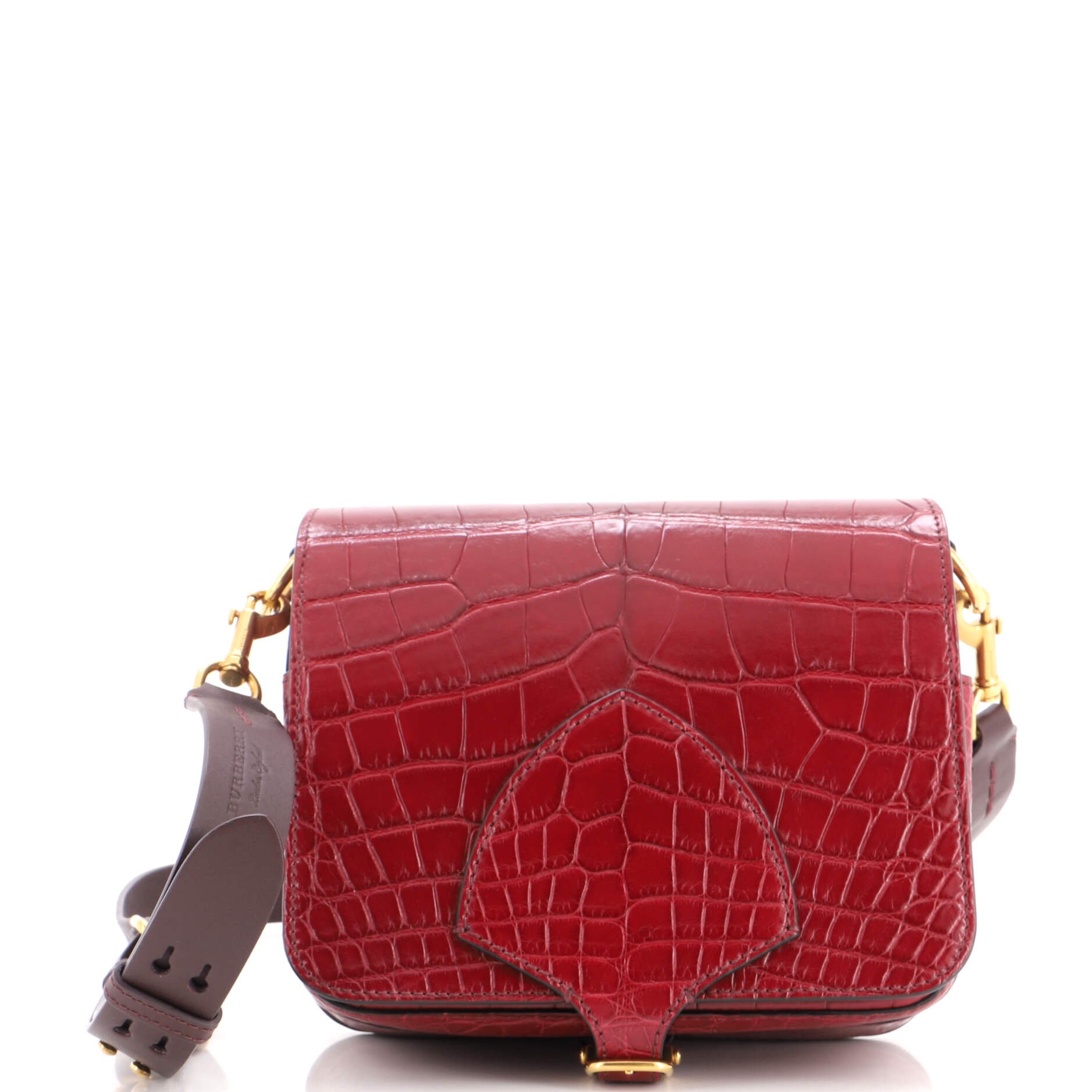 Bridle Square Satchel Alligator Medium