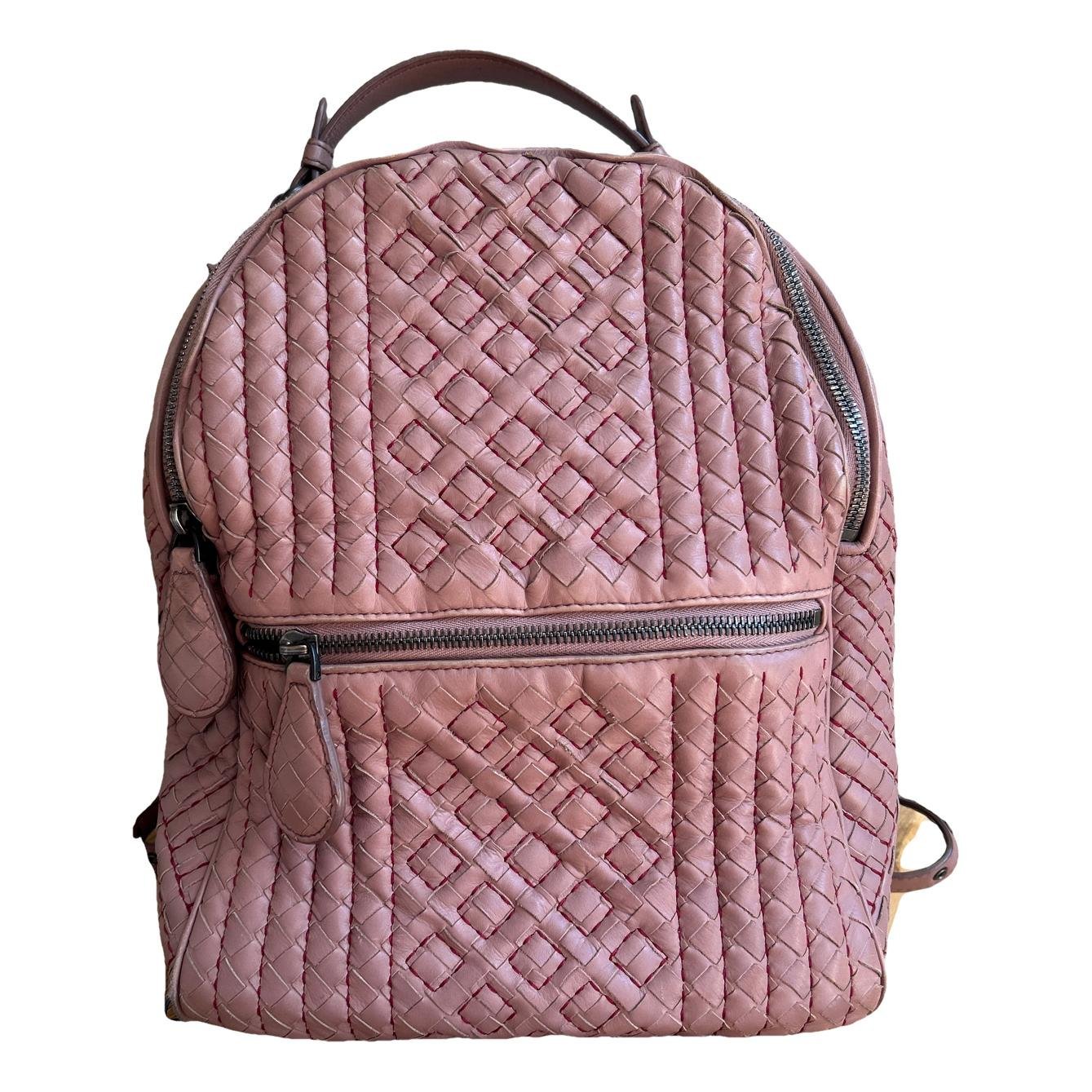 Leather backpack