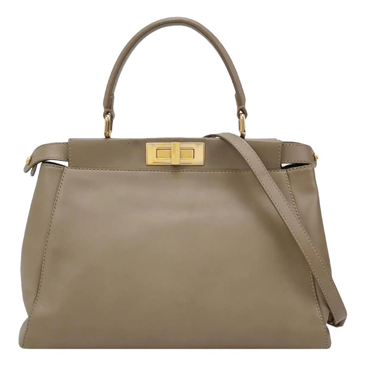 Peekaboo leather crossbody bag