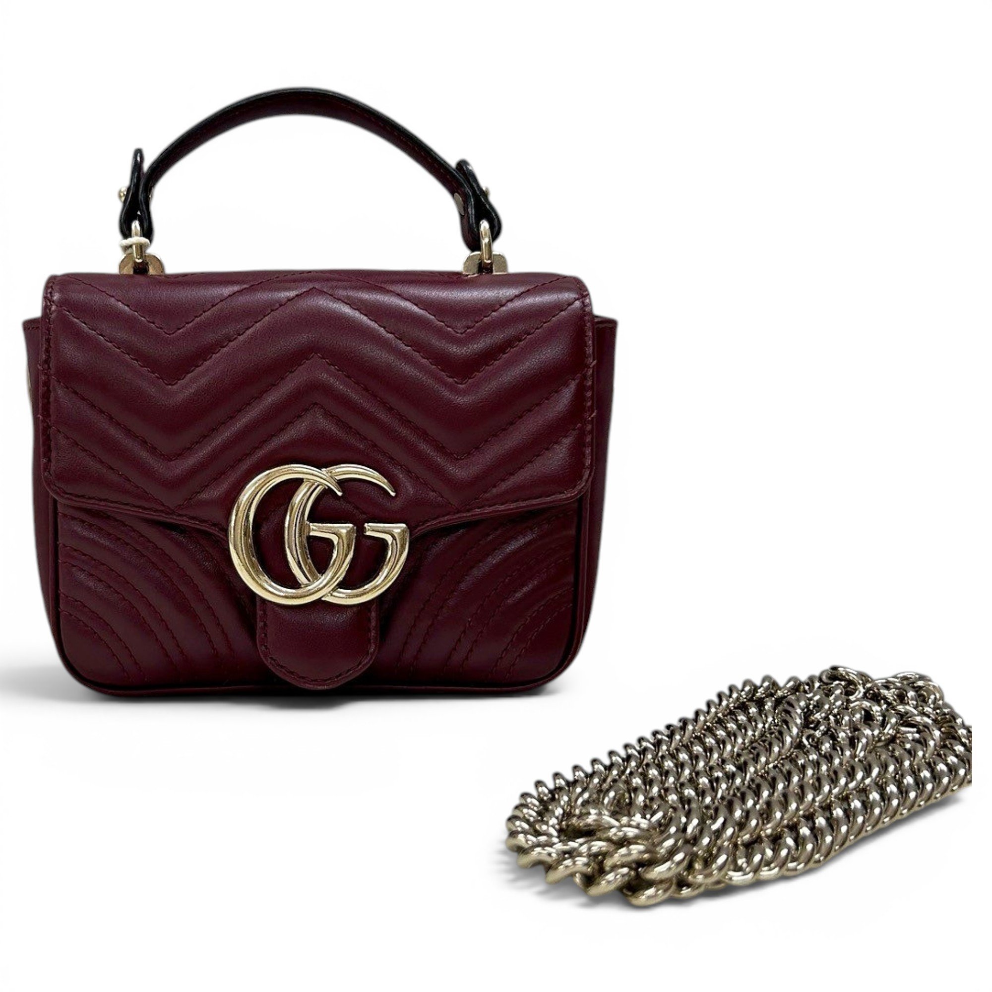 GG Marmont Flap leather handbag
