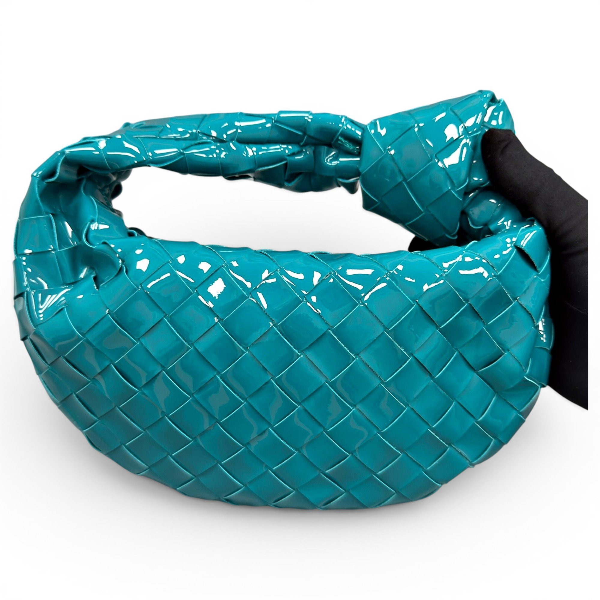 Jodie patent leather handbag