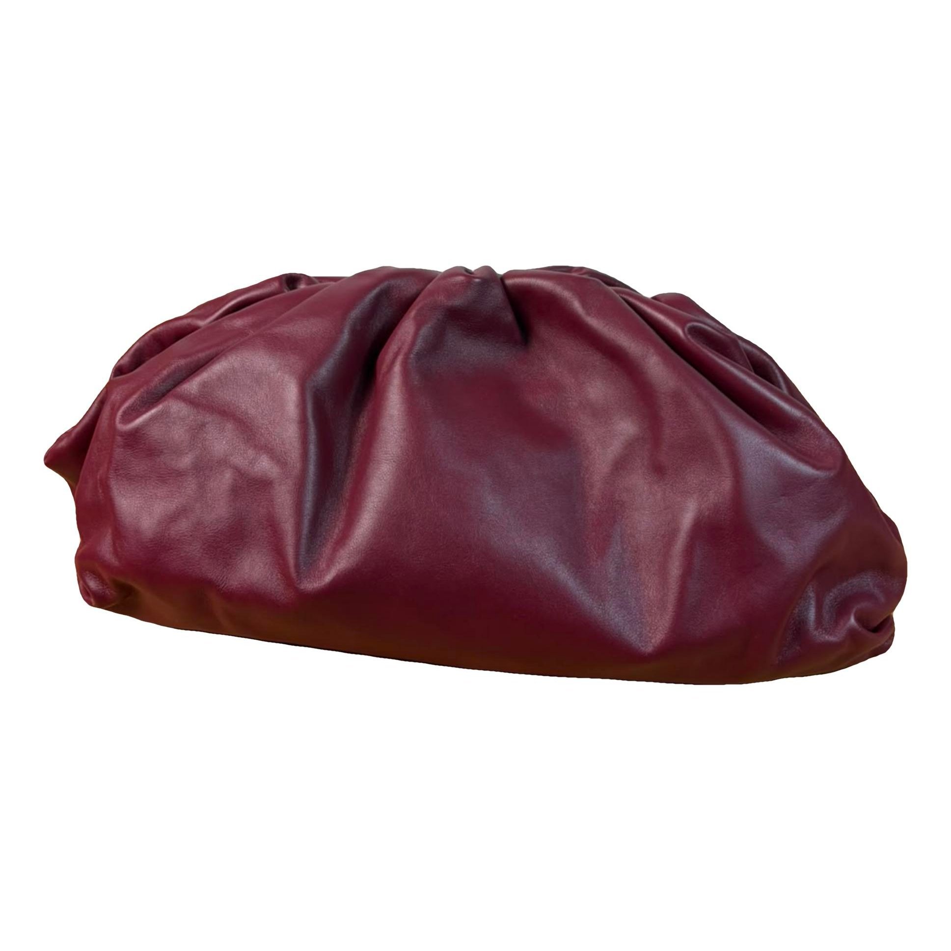 Pouch leather handbag