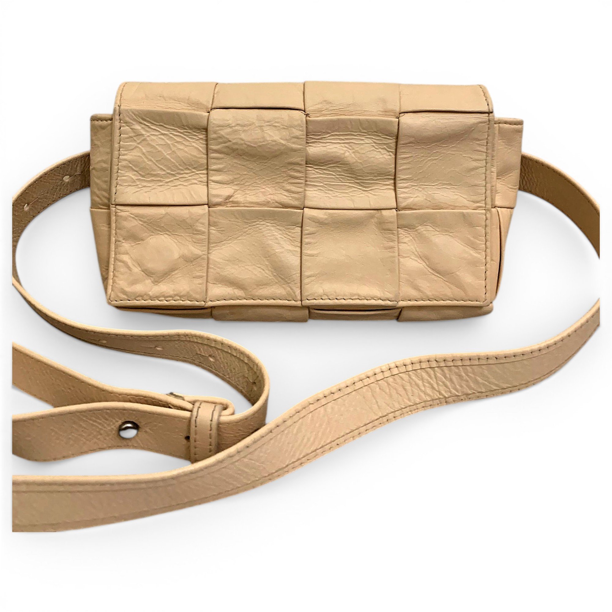 Cassette Padded leather crossbody bag