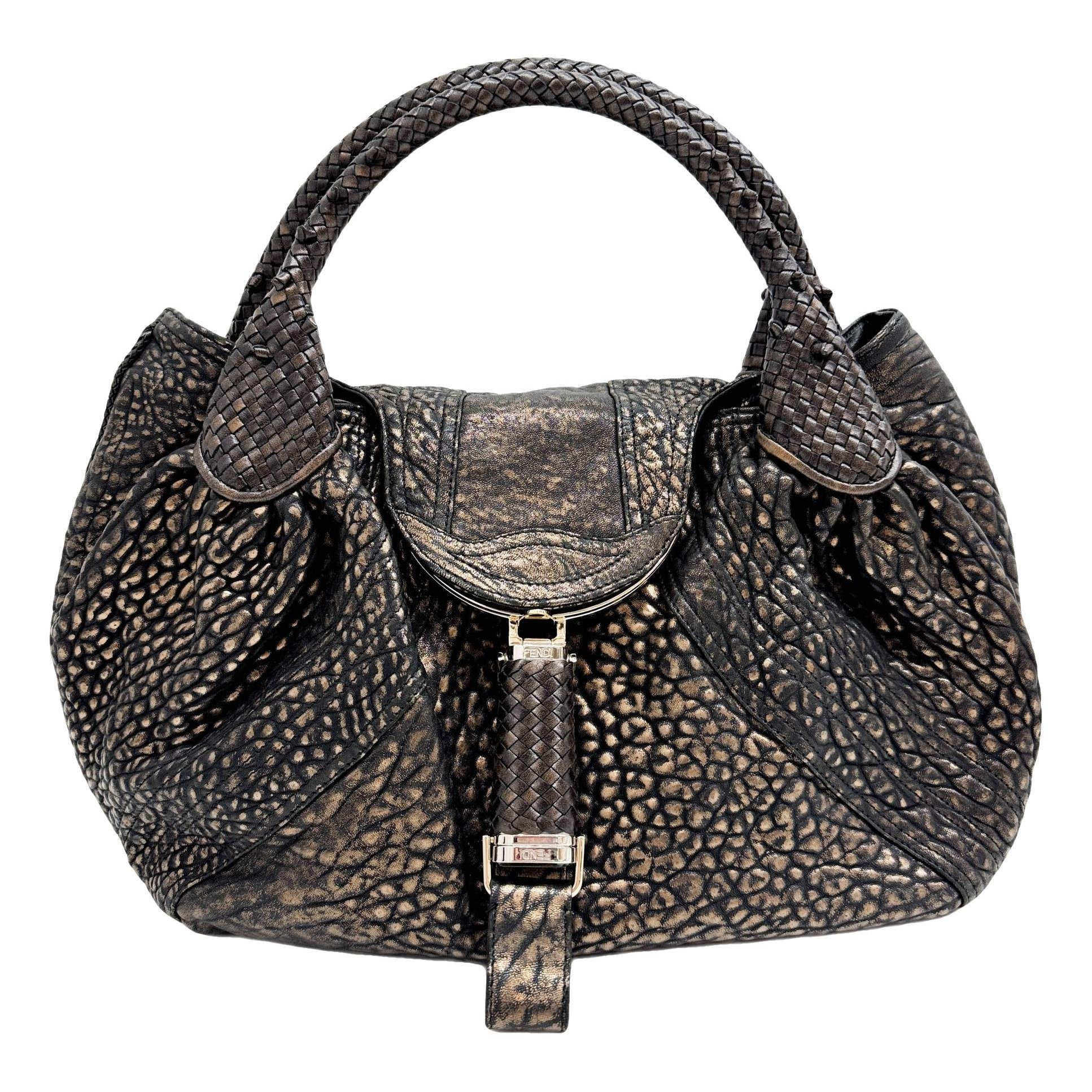 Spy leather handbag