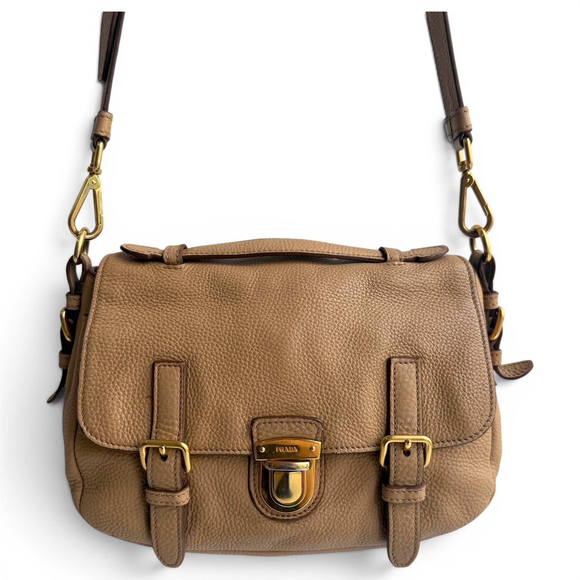 Leather crossbody bag