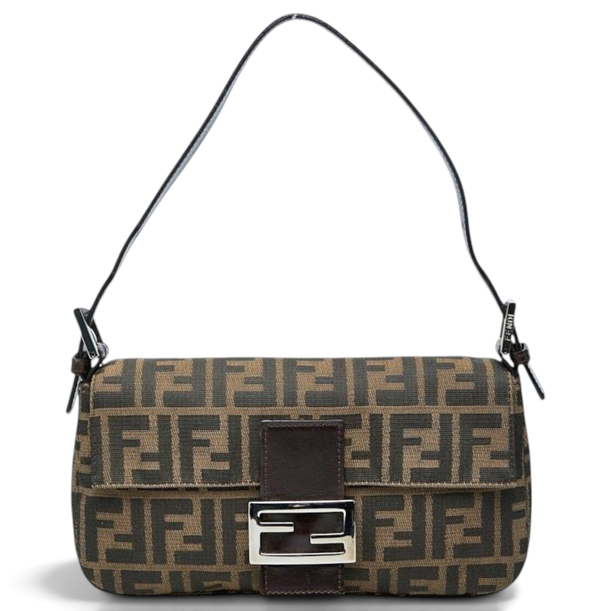 Pocket leather handbag