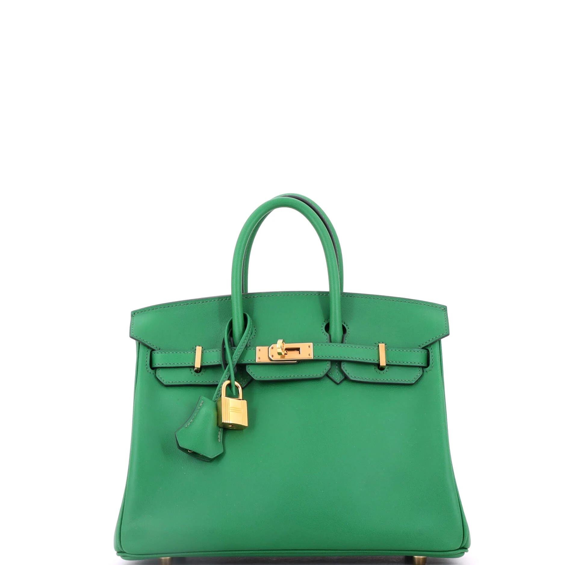 Birkin 25 leather tote
